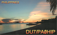 QSL DU7 PA0HIP